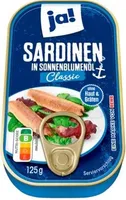 Sardinen in Sonnenblumenöl