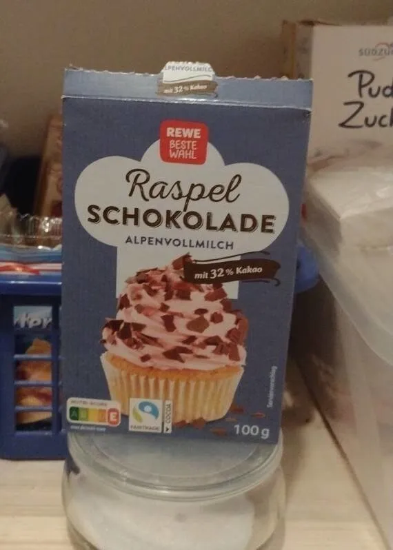 Raspel schokolade