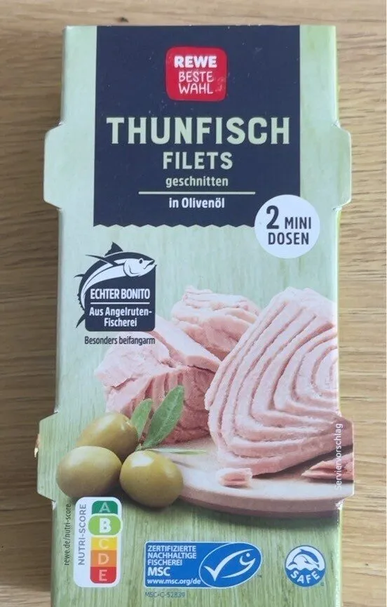 Thunfisch Filets in Ölivenöl