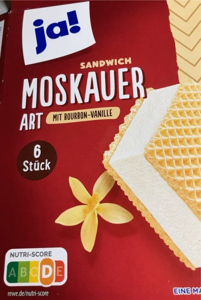 Sandwich Moskauer Art Eis