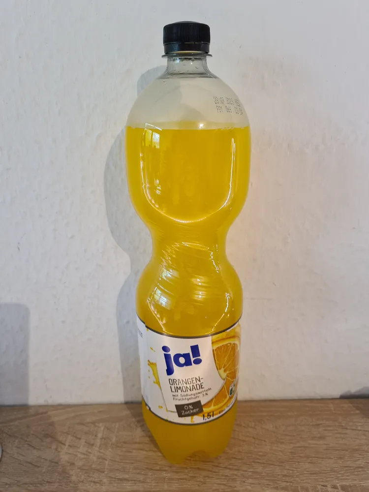 Orangenlimonade zero
