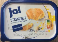 Butter ungesalzen ja!