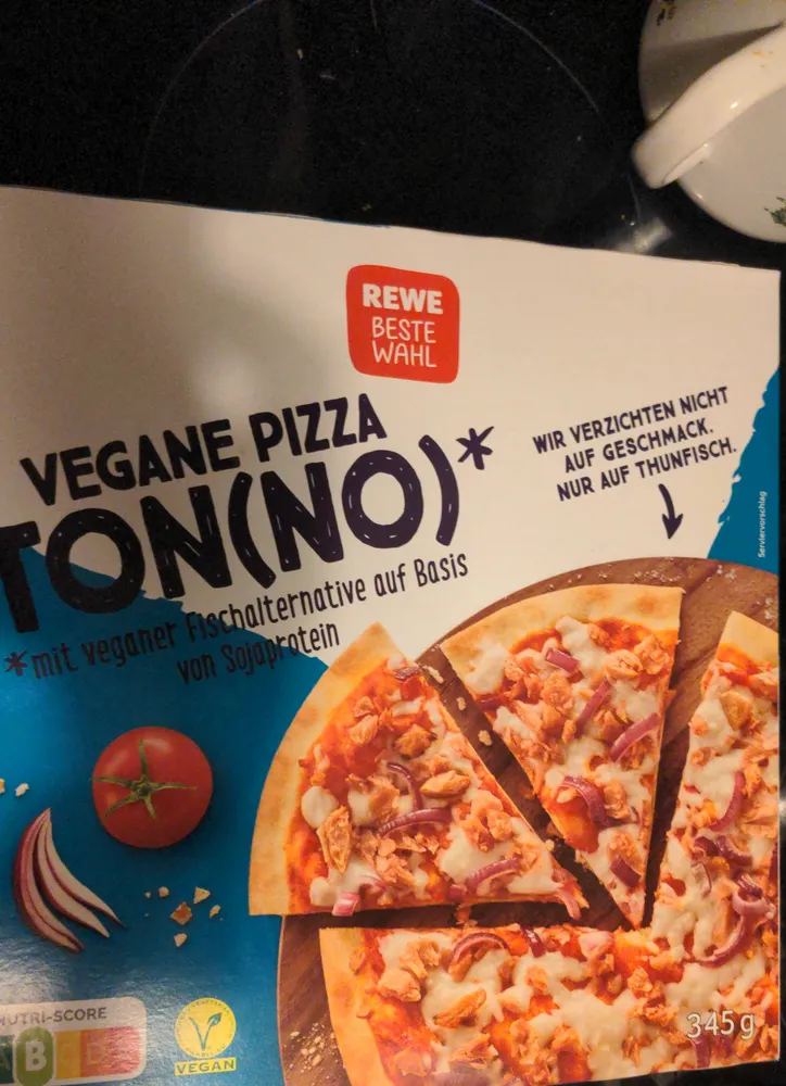 vegane Pizza Tonno