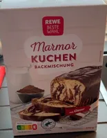Marmor Kuchen Backmischung mit Glasur