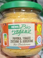 Paprika, Tomate, Zucchini & Aubergine Bio-Streichcreme