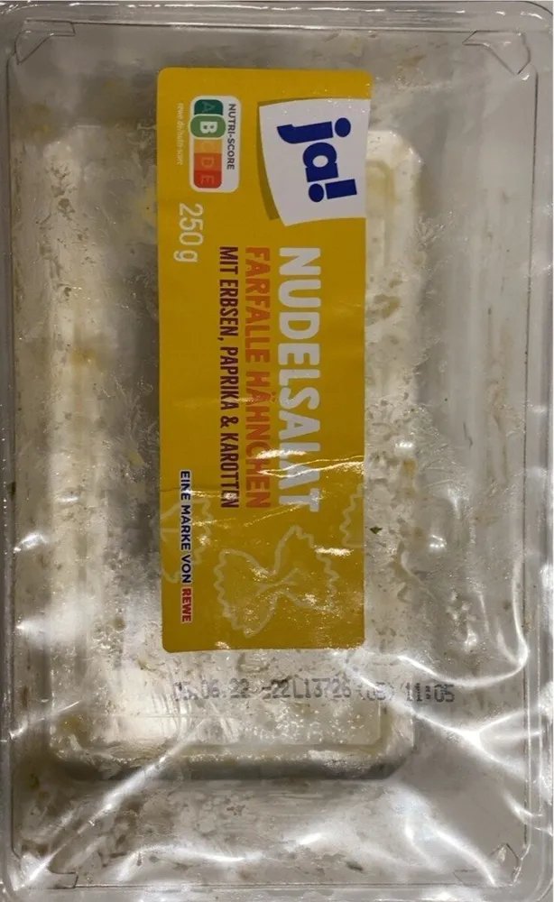 Nudelsalat Farfalle Hähnchen