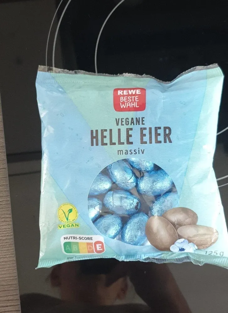 Vegane helle Eier massiv
