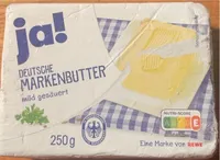 Deutsche Markenbutter mild gesäuert