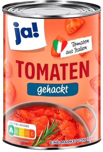 Tomaten fein gehackt