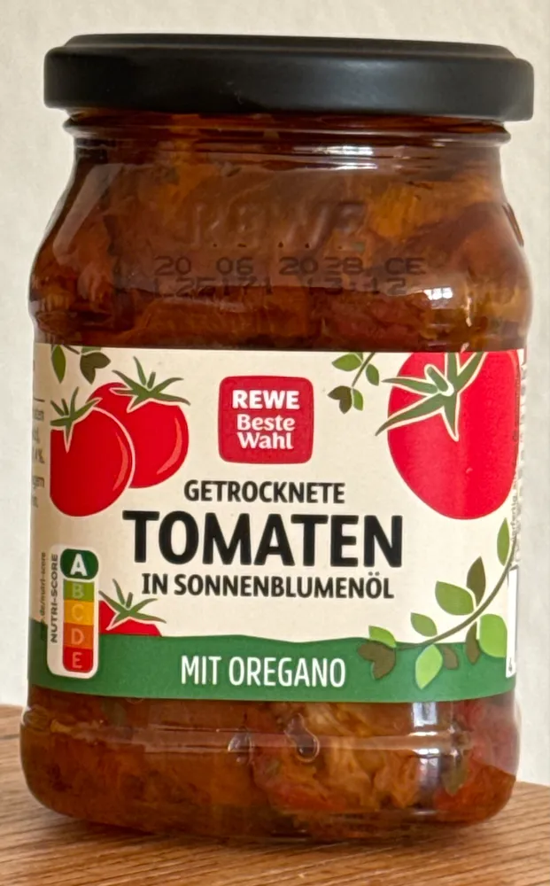 getrocknete Tomaten in Öl