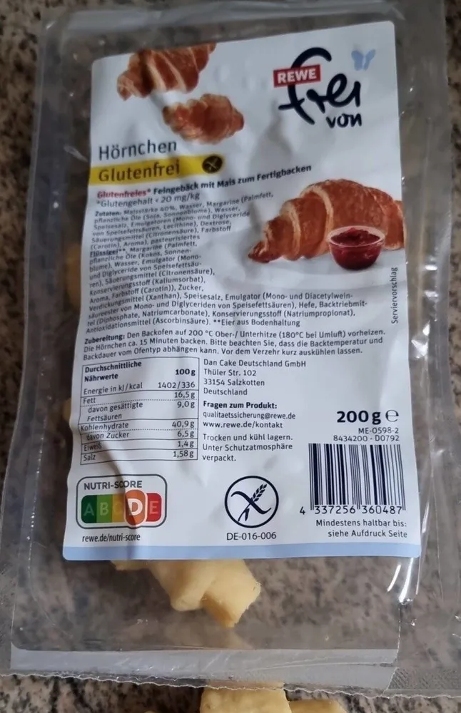 Hörnchen Glutenfrei