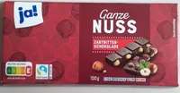 Ganze Nuss Zartbitterschokolade