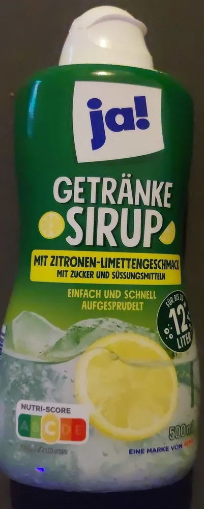 Getränkesirup Zitronen-Limetten Geschmack