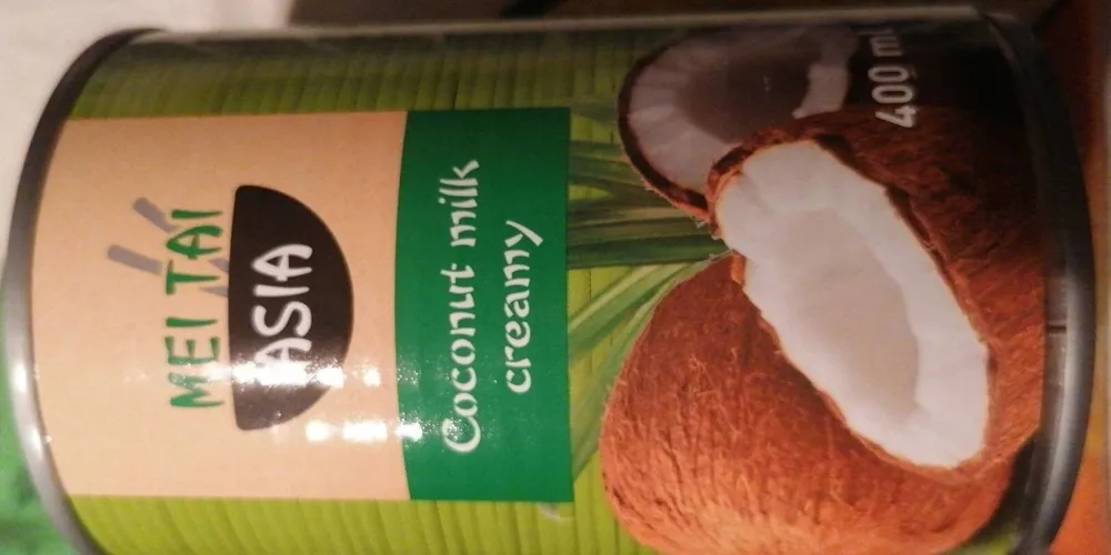 Coconut milk creamy