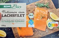 Portionen vom Lachsfilet