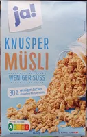 Knusper Müsli Weniger süß
