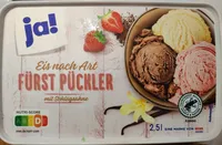 Eis nach Art Fürst Pückler mit Schlagsahne