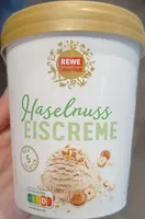 Eiscreme Haselnuss