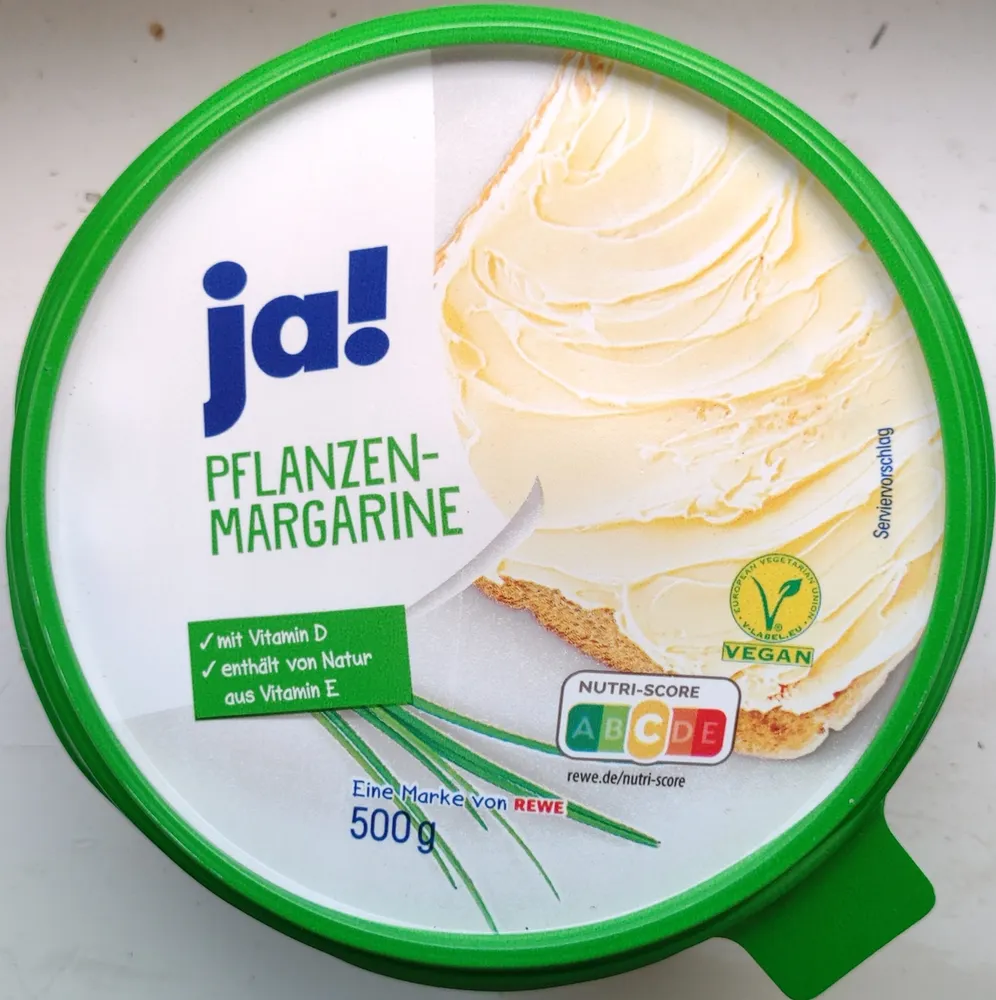 Pflanzenmargarine