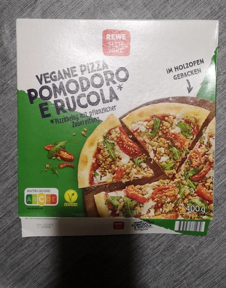 Vegane Pizza Pomodoro e Rucola