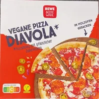 Vegane Pizza Diavola
