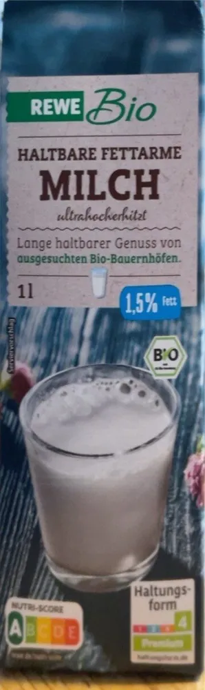 fettarme Biomilch