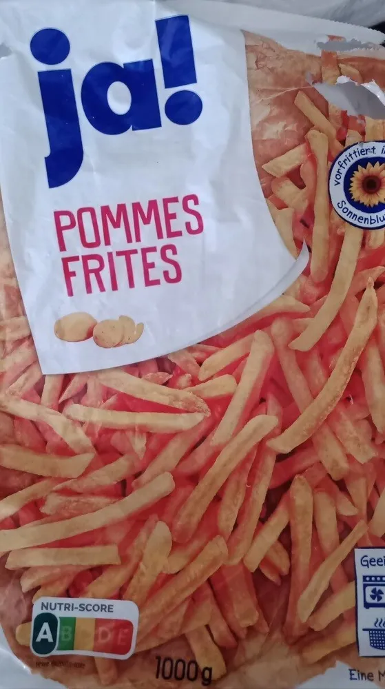 1/3 Beutel Pommes frites