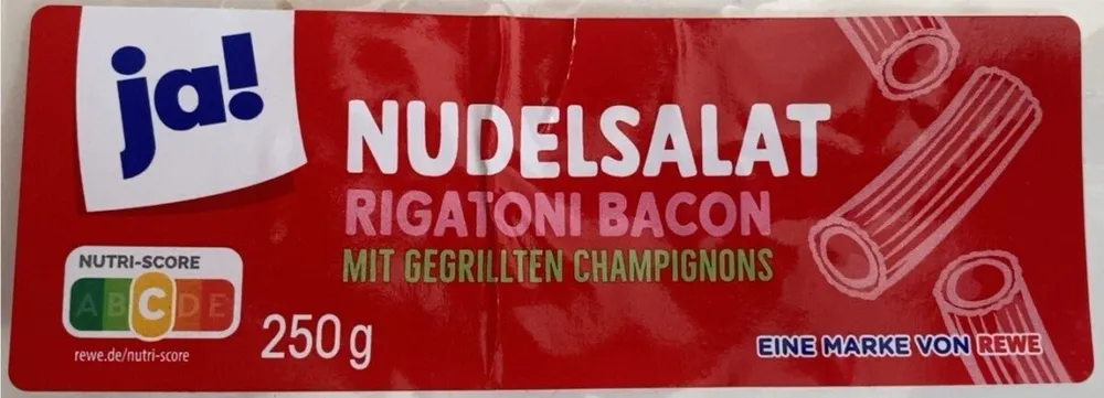 Nudelsalat Rigatoni Bacon