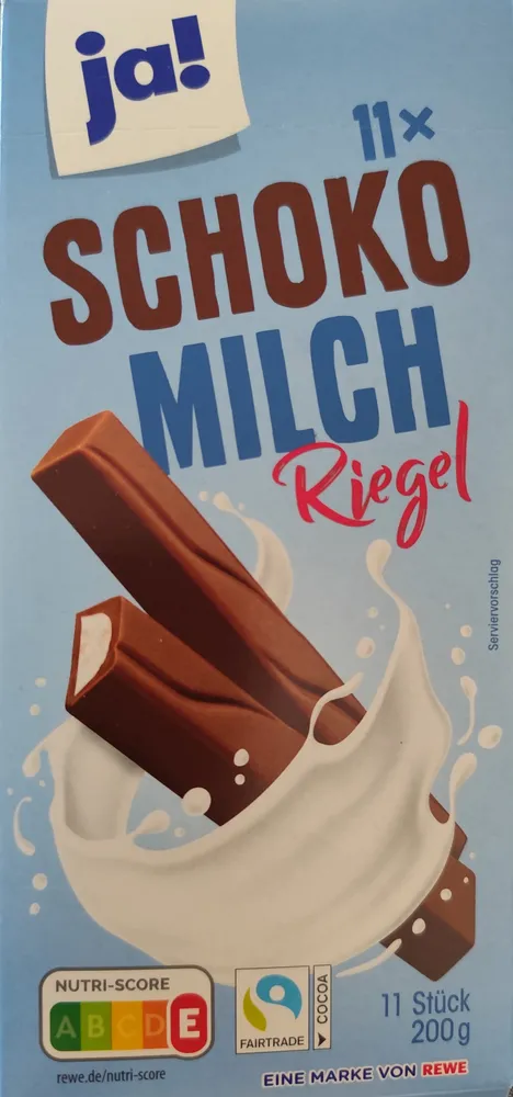 Schokomilch Riegel