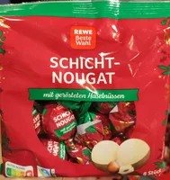 Schicht-Nougat Kugeln