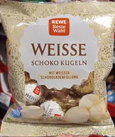 Weisse Schoko Kugeln