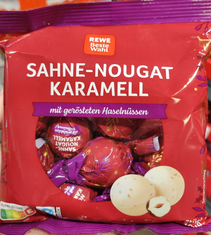 Sahne-Nougat-Karamell Kugeln