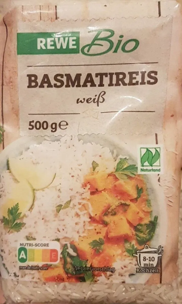 Rewe Bio Basmatireis weiß