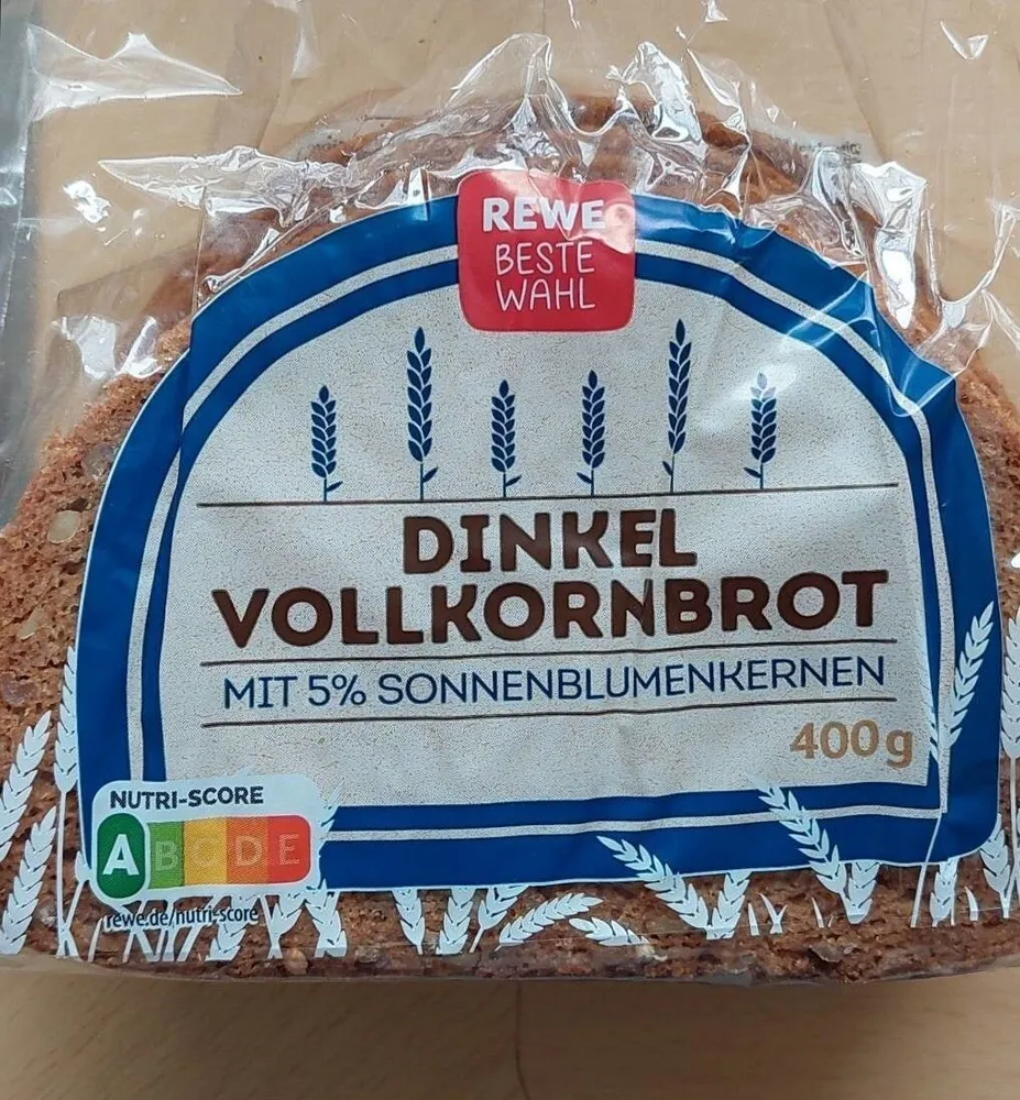 DINKEL VOLLKORNBROT MIT 5% SONNENBLUMENKERNEN