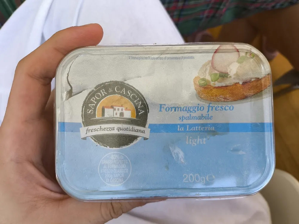 Formaggio fresco spalmabile