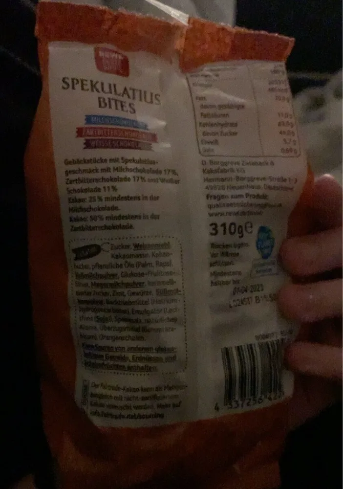 Spekulatius Bites