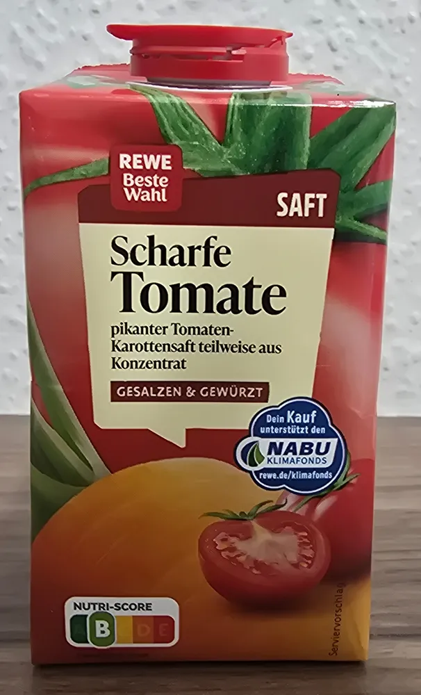 Scharfe Tomate Saft