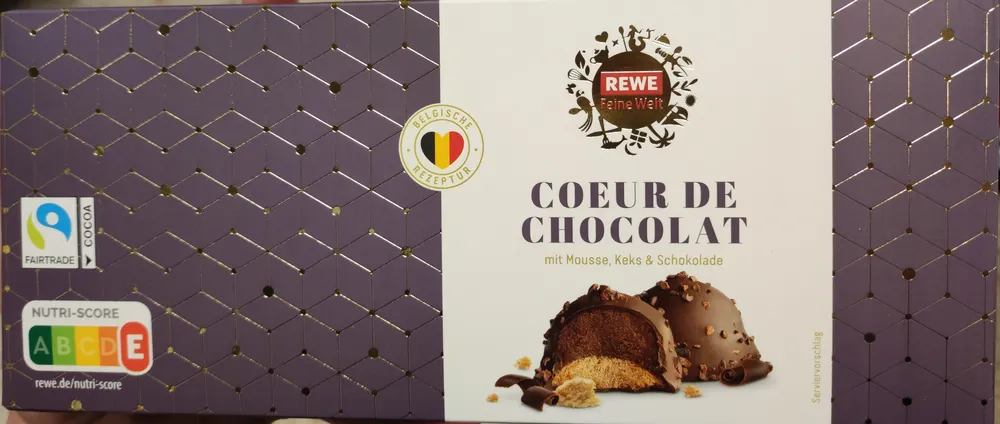 Coeur de chocolat mit Mousse Kekse & Schokolade