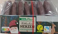 Lebkuchen Herzen mit Orengenfüllung
