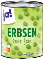 Erbsen sehr fein