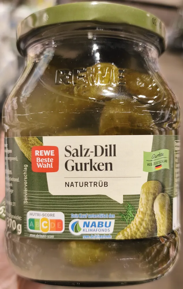 Salz-Dill Gurken