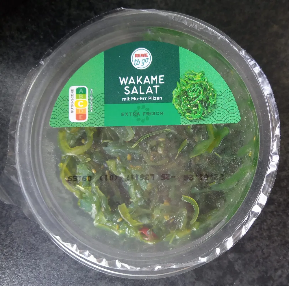 Wakame Salat mit Mu-Err Pilzen