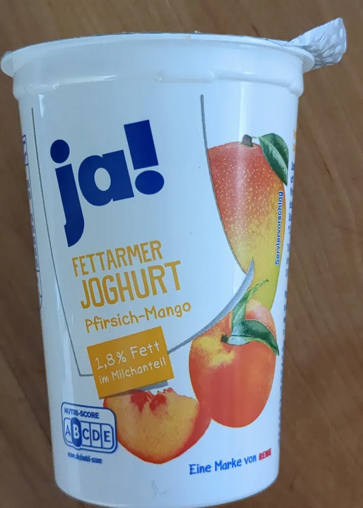 Fettarmer Joghurt Pfirsich-Mango