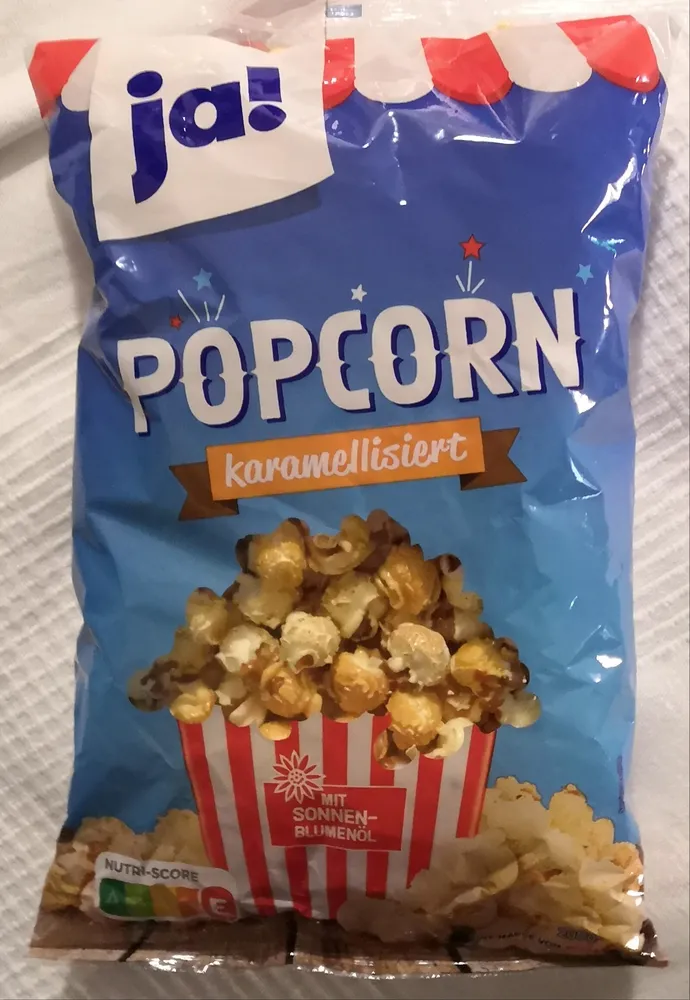 Popcorn karamellisiert