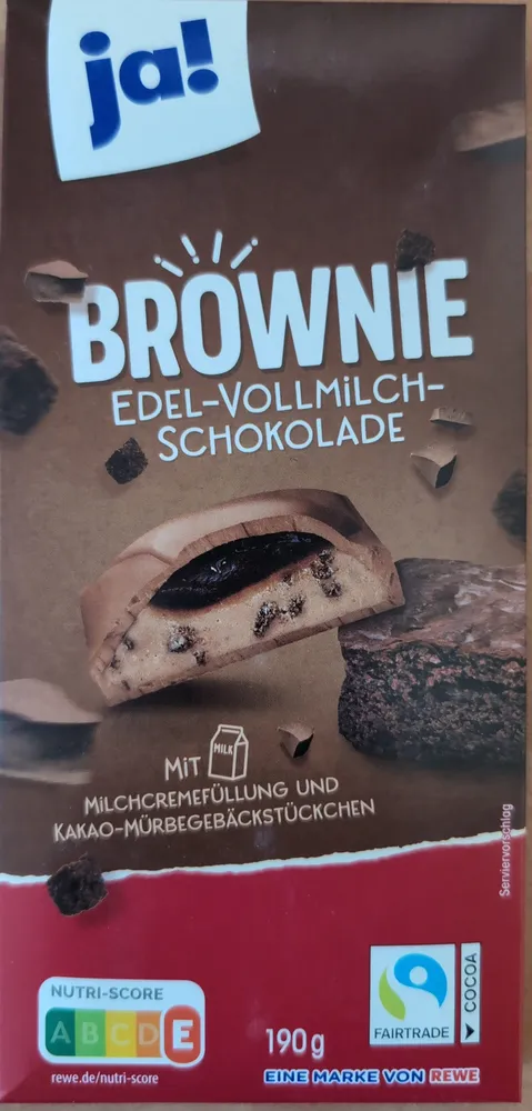 Brownie Edel-Vollmilch-Schokolade