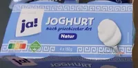 Joghurt nach griechischer Art Natur