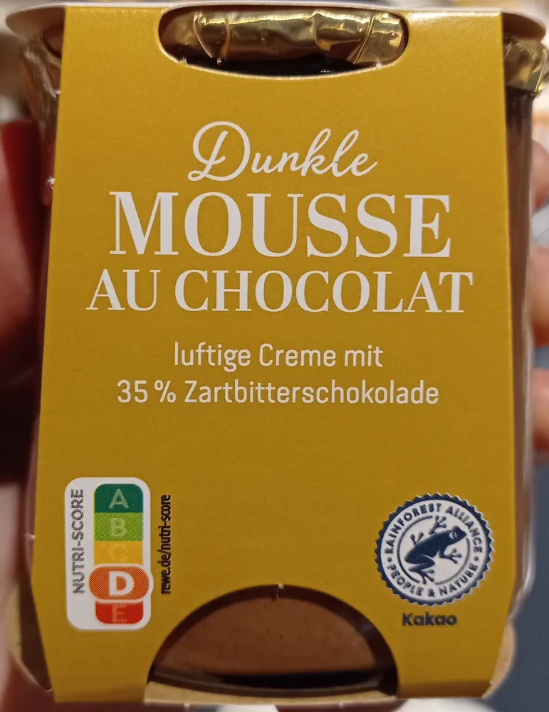 Dunkle mousse au chocolat