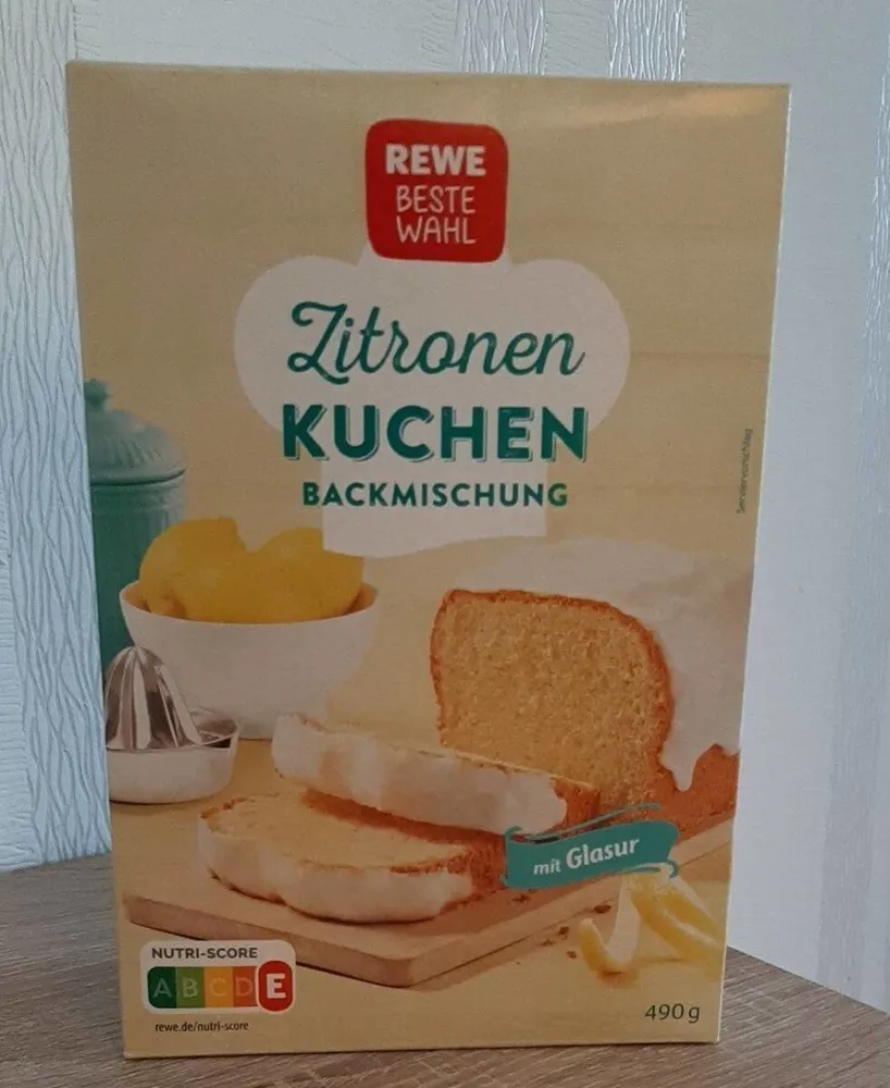 Zitronenkuchen Backmischung