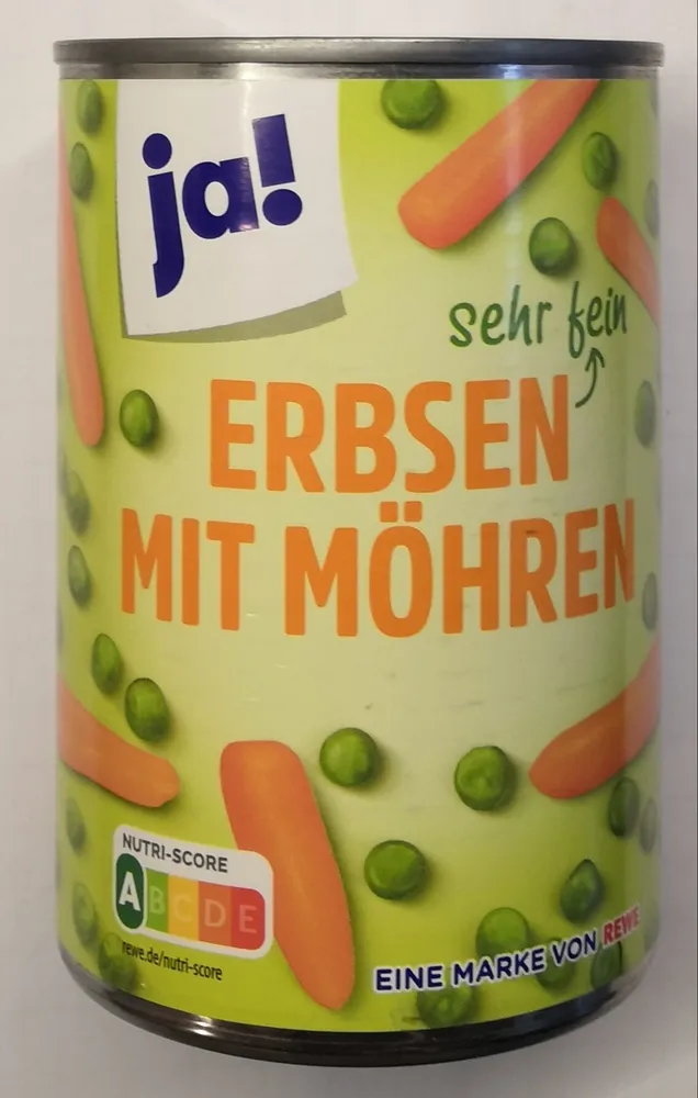 Erbsen mit Möhren