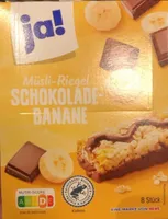 Müsli-Riegel Schokolade-Banane